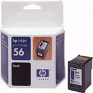Cartouche encre noire HP C6656AE n°56