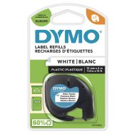 Cassettes de ruban pour Dymo LetraTAG - Plastique - Blanc