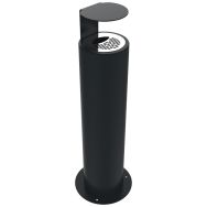 Cendrier MERLIN rond 1,5 L pare-pluie métal - Buton Design