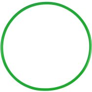 Cerceau rond diamètre 65cm vert