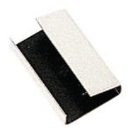 Cerclage plastique par 2000 -Chape métal semi-ouverte -12 mm