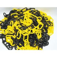 Chaîne plastique - Jaune et noir - Taliaplast