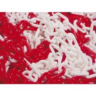 Chaîne plastique - Rouge et blanc - Taliaplast