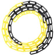 Chaîne plastique en sac - Noir/jaune