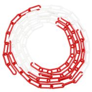 Chaîne plastique en sac - Rouge/Blanc