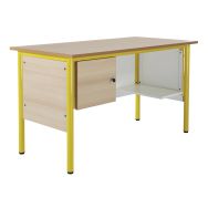 Chaire professeur,1 tablette,1 caisson, hêtre - Manutan Expert