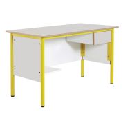 Chaire professeur , 1 tablette , 1 tiroir , Beige - Manutan Expert
