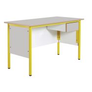 Chaire professeur, 1 tiroir, plateau Beige - Manutan Expert