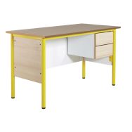 Chaire professeur,2 tiroirs, plateau hêtre - Manutan Expert