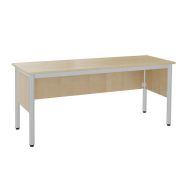 Chaire professeur Nova 160 x 64 cm mélaminé chants polypropylène hêtre/gris