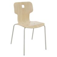 Chaise 4 pieds G‑type coque hêtre