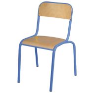 Chaise Atlas chants protégés T3 coloris bleu RAL 5015