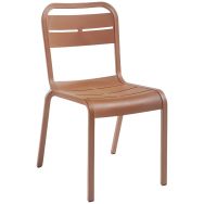 Chaise Cannes terracotta