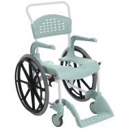 Chaise Clean grandes roues vert lagon