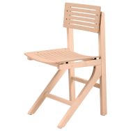 Chaise Eole tout bois appui sur table - Sunset Creation