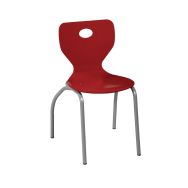 Chaise Fidji 4 pieds, coque bois