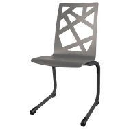 Chaise Galla AST T6 coque Mozaik bois naturel ou teinté - Mobidecor