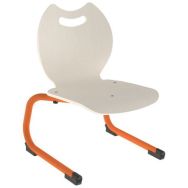 Chaise Gipsy II AST coque Bandana bois piètement alu - Mobidecor