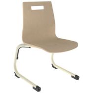 Chaise Gipsy II AST coque Classique bois naturel ou teinté - Mobidecor