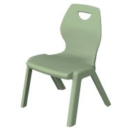 Chaise Ina en plastique moulé T6 vert menthe-MIRPLAY School