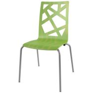Chaise Ixia 4 pieds T6 coque Mozaik bois naturel ou teinté - Mobidecor