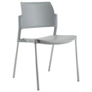 Chaise Kyos assise/dos polypropylène Gris