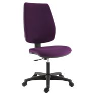 Chaise Kiwi tissu M1 Aubergine