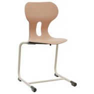 Chaise Lia Cantilever pieds luge Mirplay School
