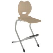 Chaise Lila II double AST maternelle T7 coque Bandana bois - Mobidecor