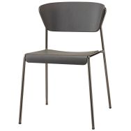 Chaise Lisa Wood 4 pieds - S-CAB