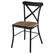 Chaise Manila assise stratifié / structure acier - Jayso