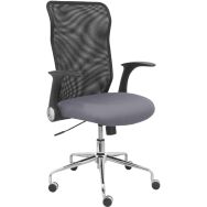 Chaise Minaya accoudoirs réglables - gris