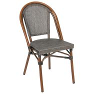 Chaise Modene structure alu bois - Stamp