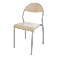 Chaise Nuage 4 pieds T6 - gris
