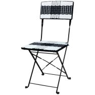 Chaise Opéra pliante - noir/blanc