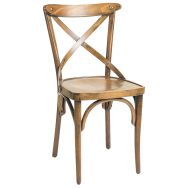 Chaise Pise structure hêtre massif assise dossier bois - Stamp