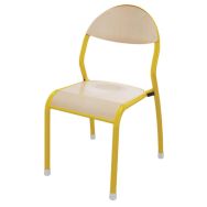 Chaise Rond'o antibruit 4 pieds T4 blueprotech - jaune