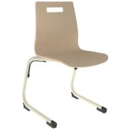 Chaise Sweet II AST coque Classique bois naturel ou teinté - Mobidecor