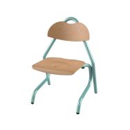 Chaise Tempo AST coque bois naturel - Mobidecor