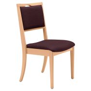 Chaise assise dossier ginkgo - structure hêtre - Sunset Creation