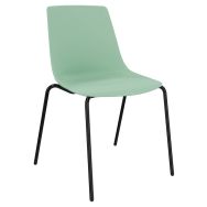 Chaise coque Ara pied métal - Buronomic