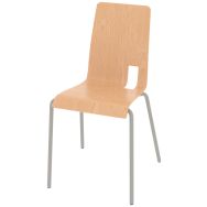 Chaise coque Soda 4 pieds Ixia acier - Rodet
