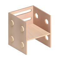 Chaise cube multifonctionnelle Pluripiu 3 hauteurs