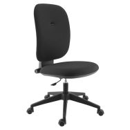 Chaise de bureau Alaia contact permanent noir