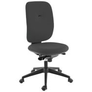 Chaise de bureau Alaia synchron+translation assise noir