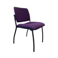 Chaise dossier en résille violette