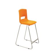 Chaise haute Postura+ hauteur assise 68,5 cm coloris mandarine