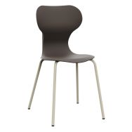 Chaise recyclée Mia Basic coque couleur/pied Warm grayT6-Mirplay
