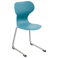 Chaise recyclée Mia Cantiliever T5 bleu -Mirplay School