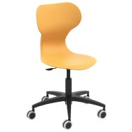 Chaise recyclée pivotante Mia Lift roulettes réglable - Mirplay School